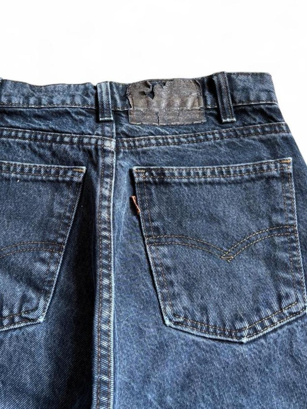 Vintage Levi's Orange Tab 505 jeans by The Vintage Twin jeans in black over dye
